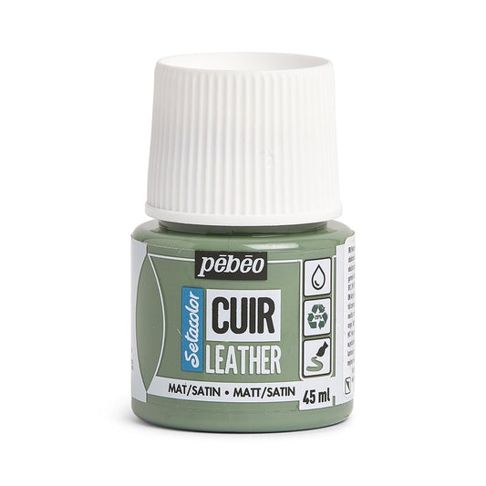 Pebeo Setacolor Leather - Matcha Green (45ml)