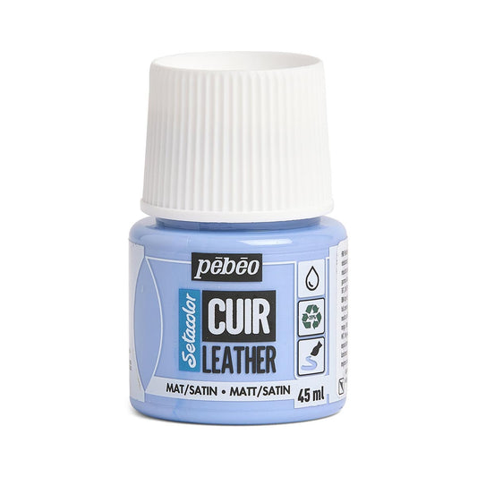 Pebeo Setacolor Leather - Iced Blue (45ml)