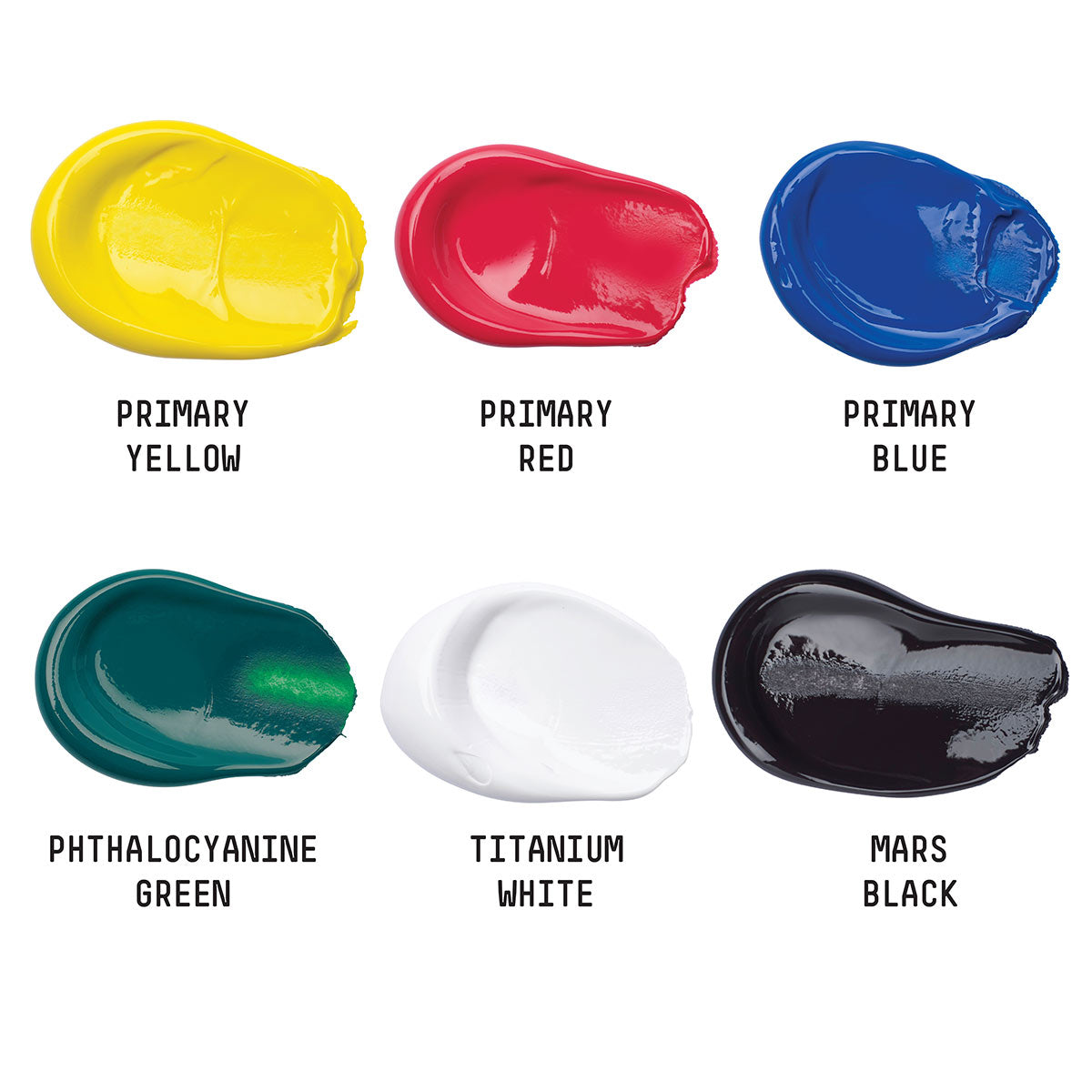 Liquitex - Basics Acrylic Set - 6x118ml Acrylic Paint
