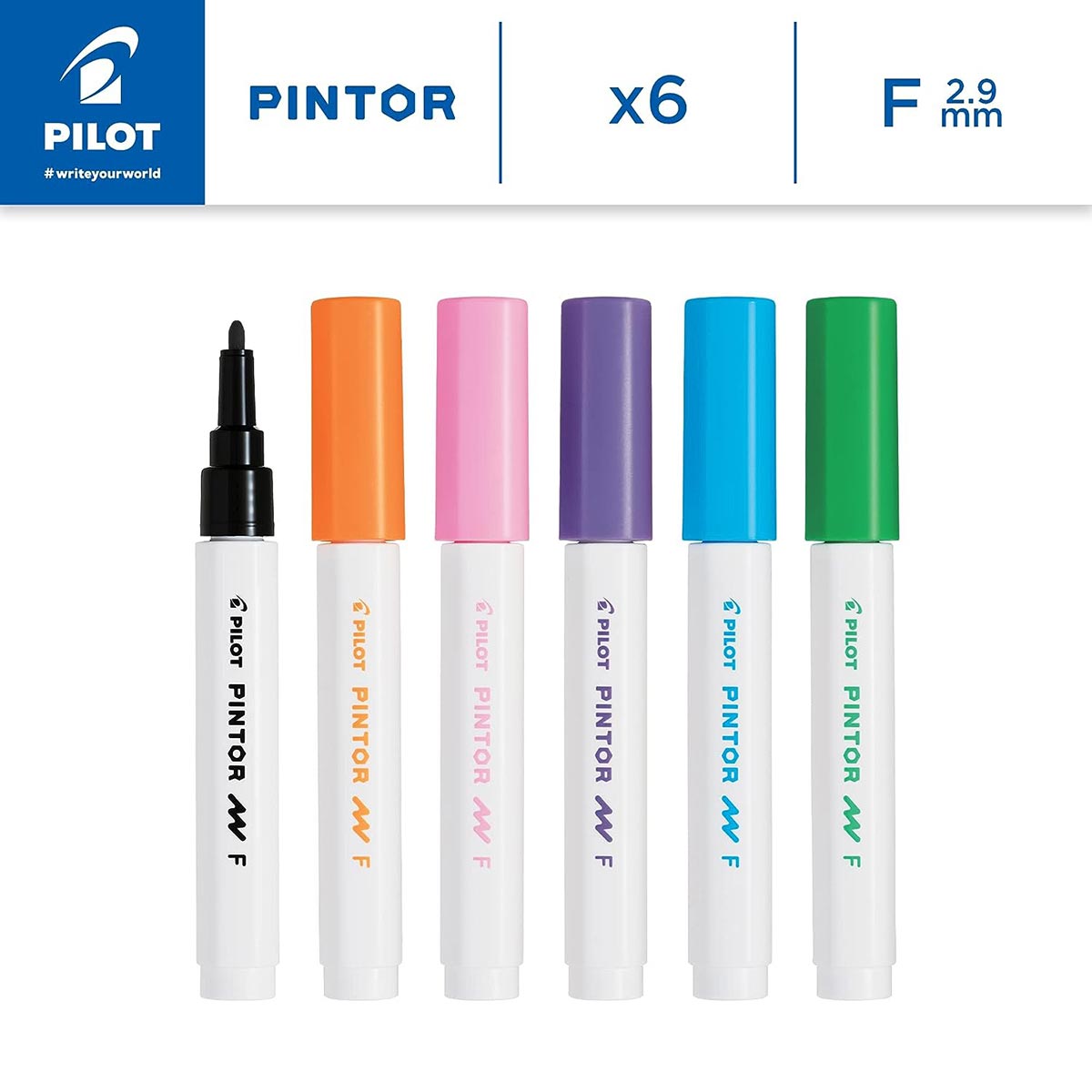 Pilot Pintor Fine Tip Paint Marker 3 Pack Celebration