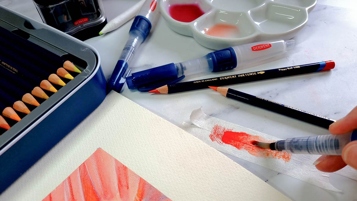 Derwent Inktense Pencil Violet Blue