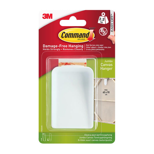 3M Command Jumbo Canvas Hanger