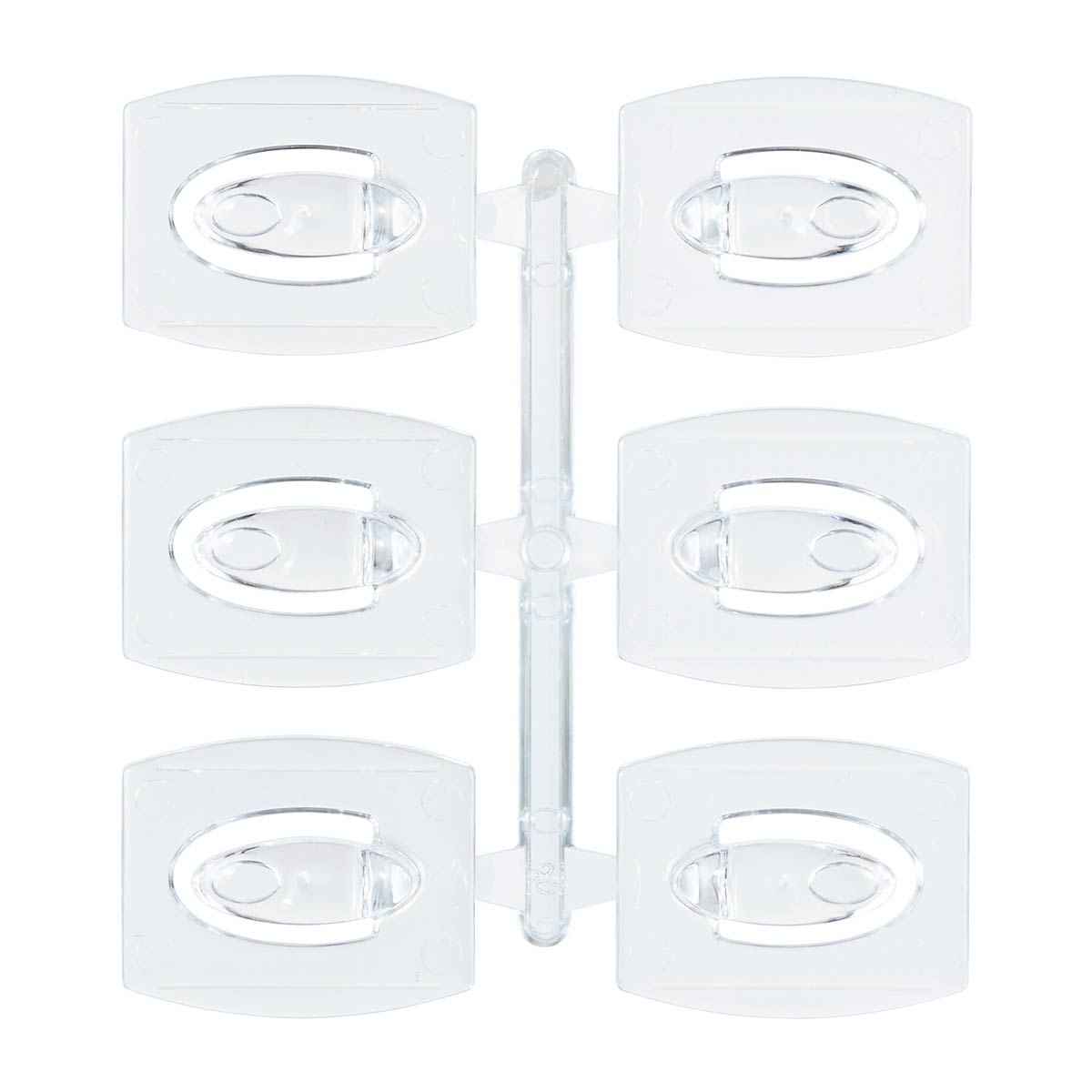 3M Command Mini Clear Hooks with Clear Strips