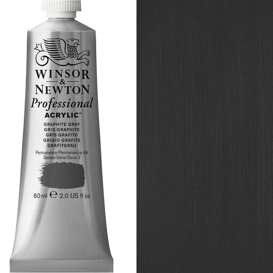 Winsor & Newton Professional Acrylic 60ml Graphite Grey - Winsor & Newton at DRK Crafts