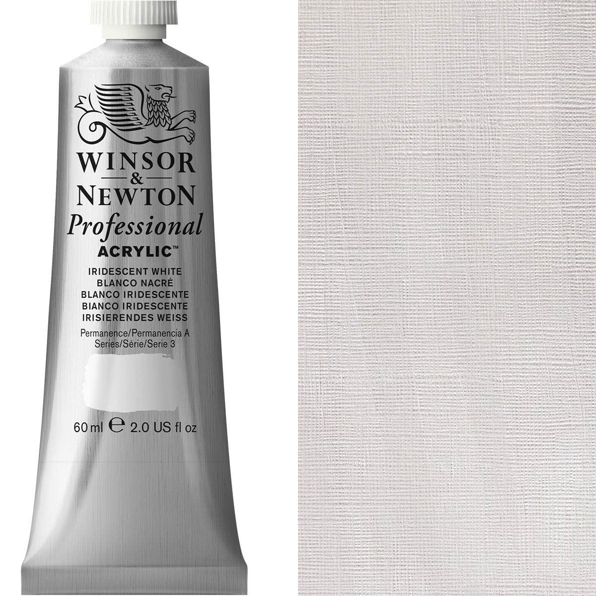 Winsor & Newton Professional Acrylic 60ml Iridescent White - Winsor & Newton at DRK Crafts