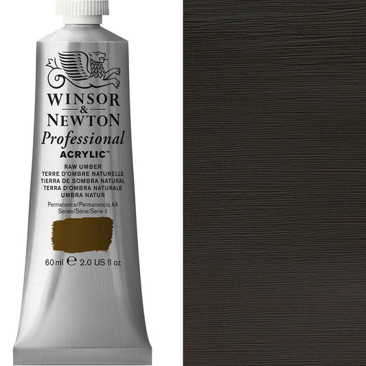 Winsor & Newton Professional Acrylic 60ml Raw Umber - Winsor & Newton at DRK Crafts
