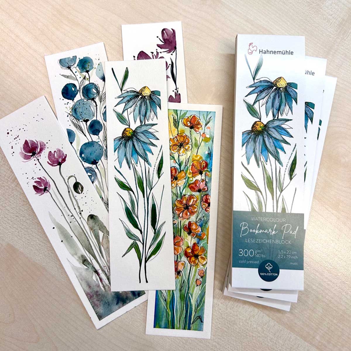 Hahnemuhle Expression Bookmark – 5.5 x 20cm – 15 Sheets