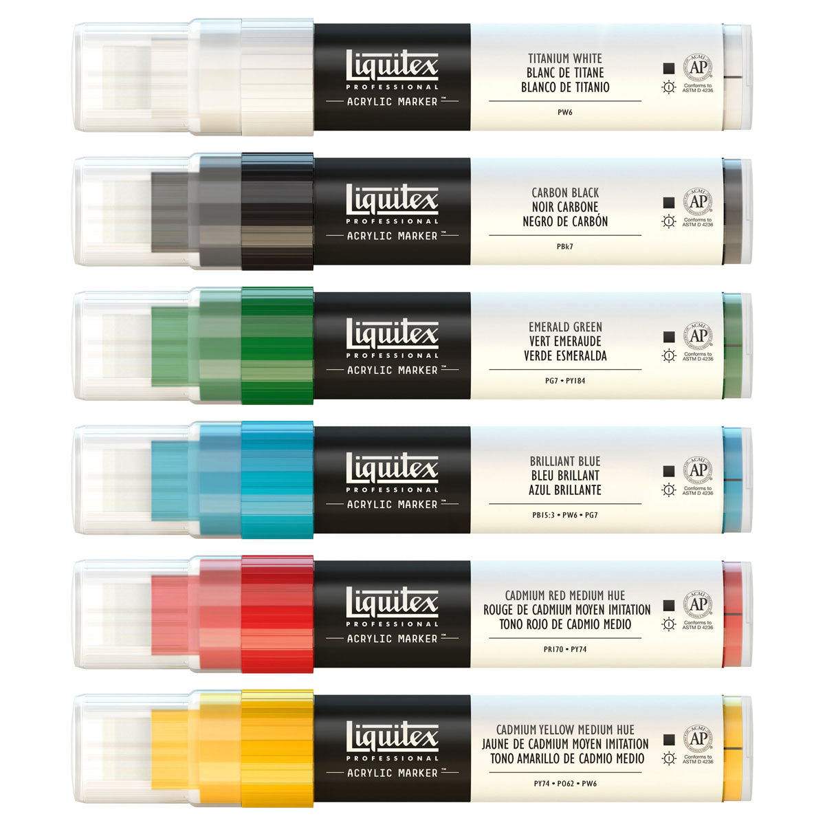 Liquitex Wide Nib Marker Set
