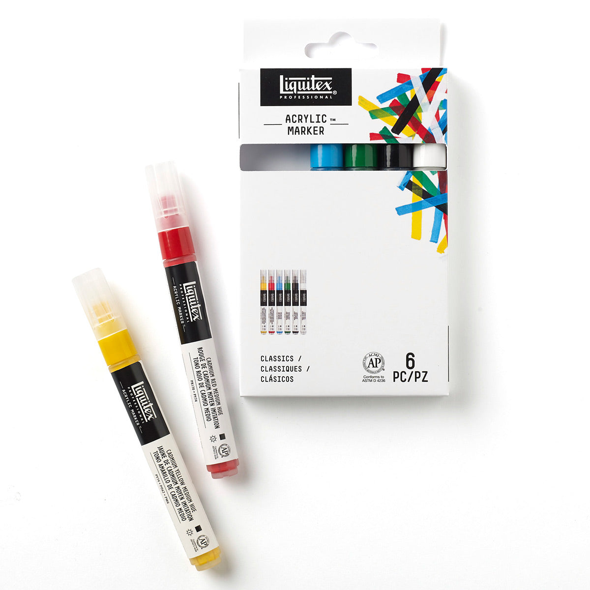 Liquitex - Markers Set - 6x2mm Fine Nib