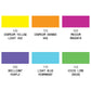Liquitex LQX Proffesional Fine Markers 6 Set Vibrant