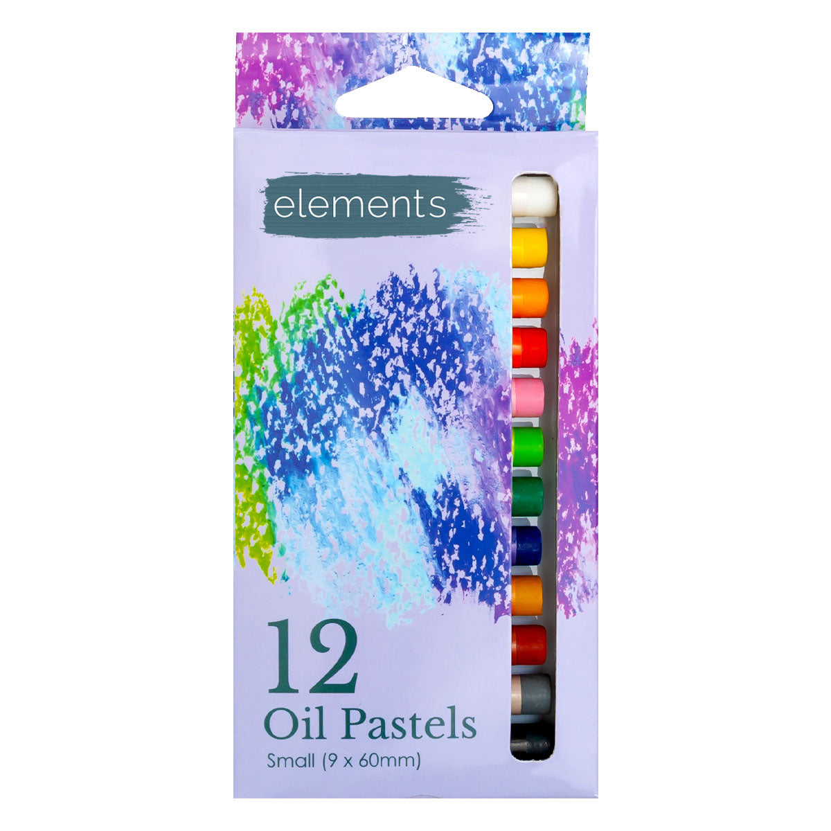 Elements Slim Oil Pastels 12 set – Art & Craft Essential