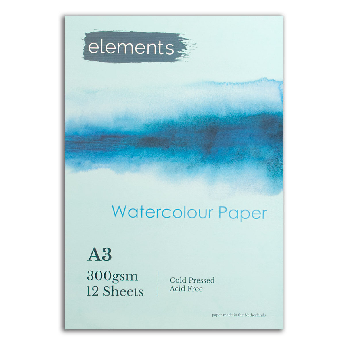 Elements Watercolour Painting Pad 12s 300gsm - A3 – High Quality Art Paper