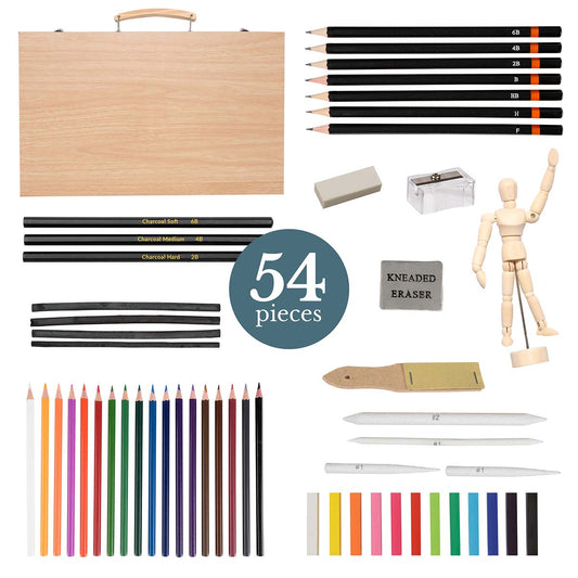 Elements Wooden box sketching Set – Art & Craft Essential