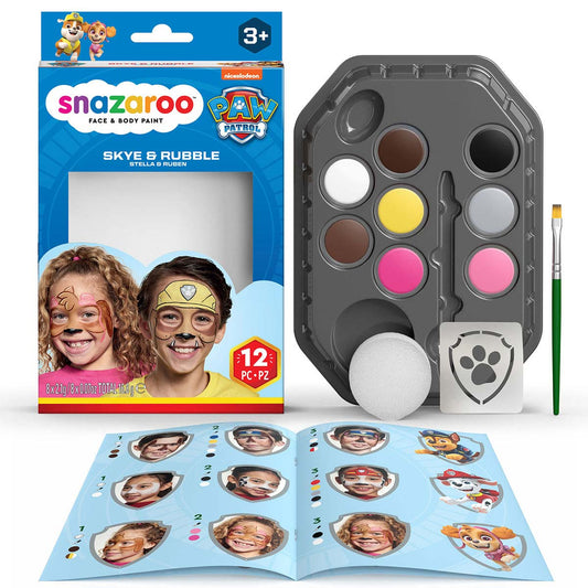 Snazaroo Face Paint SNZ Paw Patrol Hang Pk Skye and Rubble