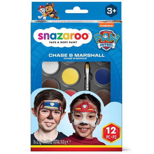 Snazaroo Face Paint SNZ Paw Patrol Hang Pk Chase and Marshall