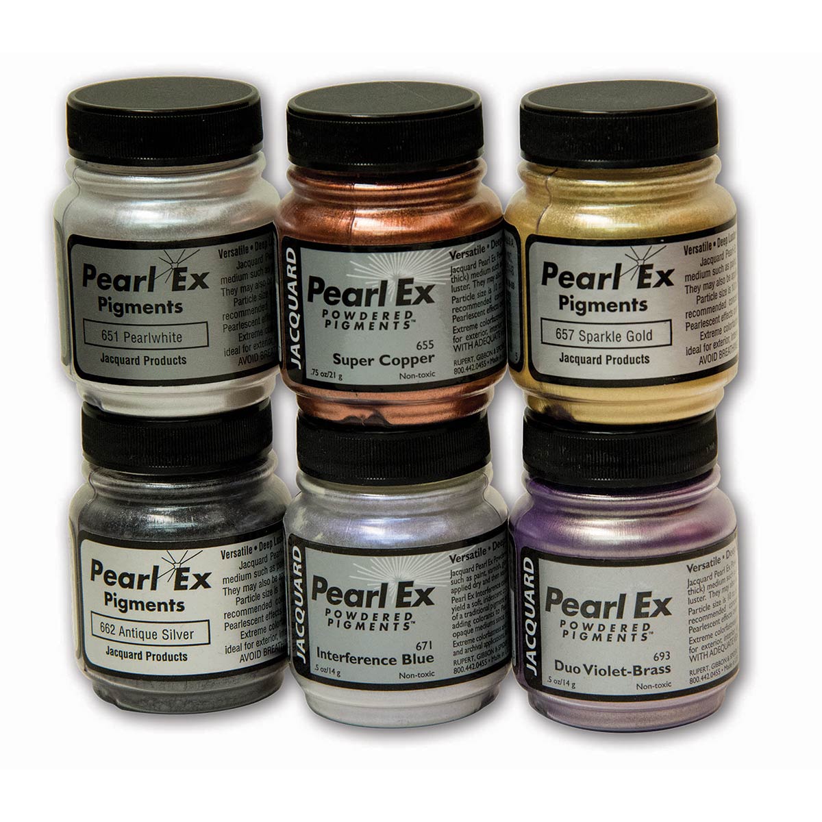 Jacquard Pearl Ex Powdered Pigment Collection – Series 1 Set - additional product image - Pigments & Powders by Jacquard