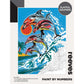 Reeves Paint by Numbers 12x16 inch - Playful Dolphins