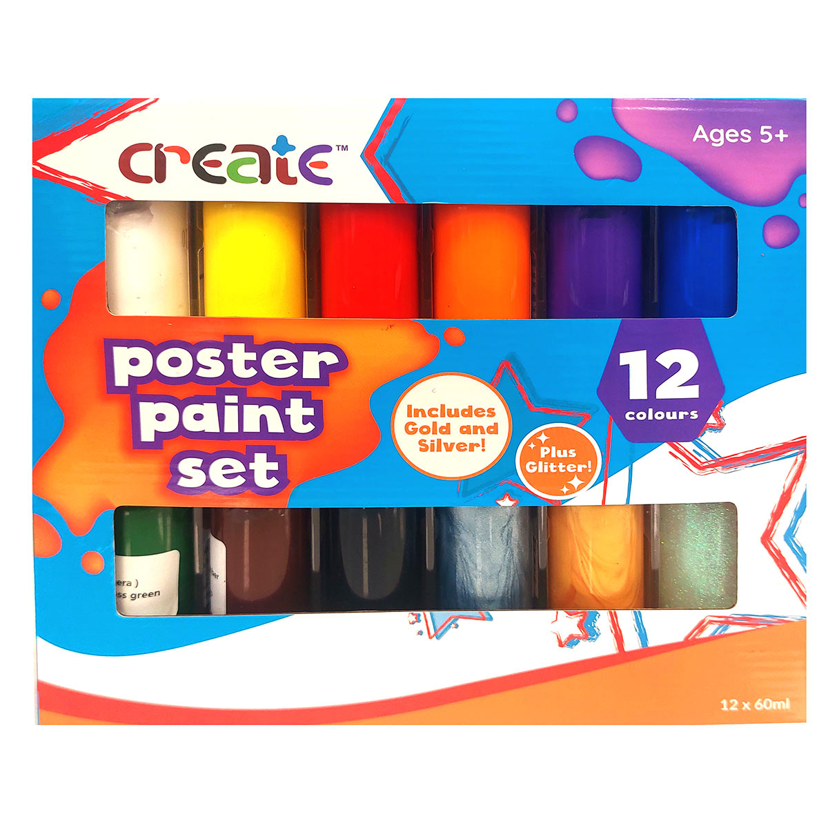 Create Poster Paint Set 12*60ml