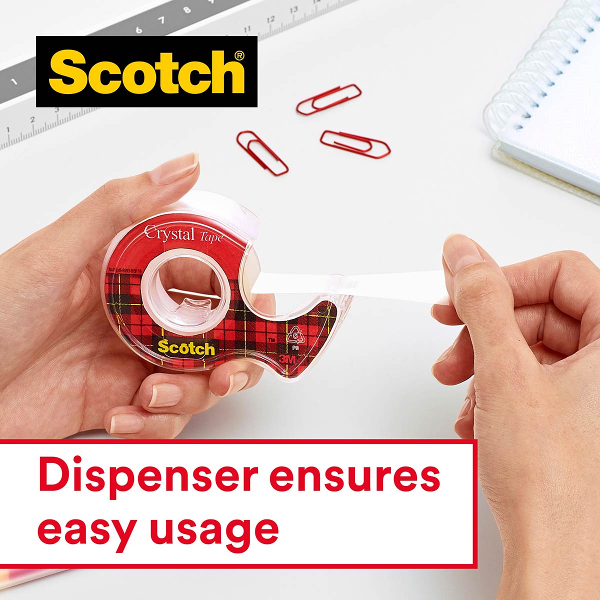 3M Scotch Crystal Tape 15m Roll
