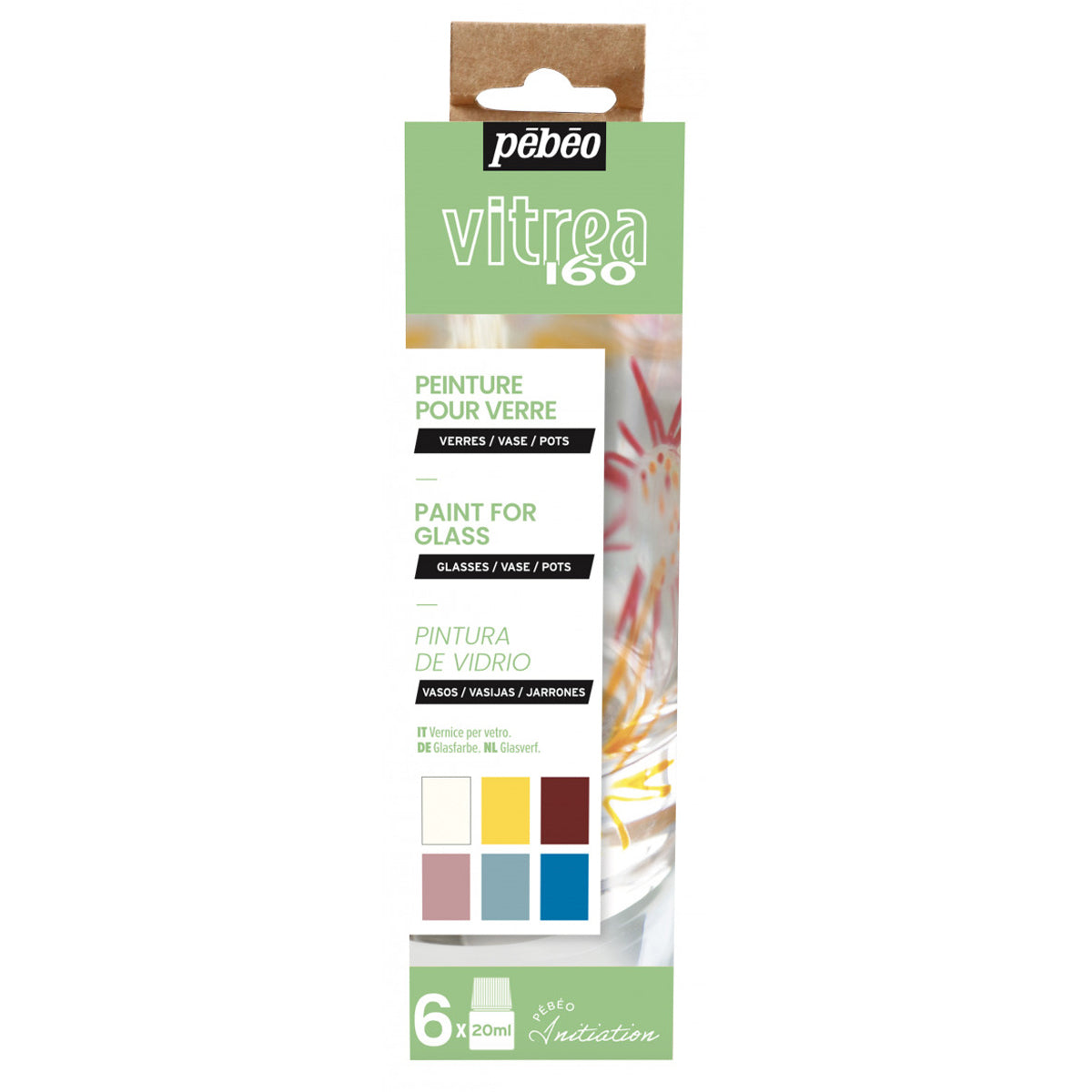 Pebeo Vitrea 160 Set 6x (20ml)