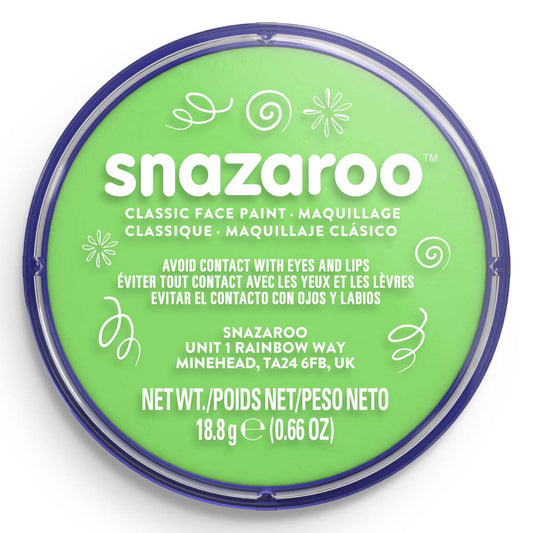 Snazaroo Face Paint 18ml Classic Lime Green
