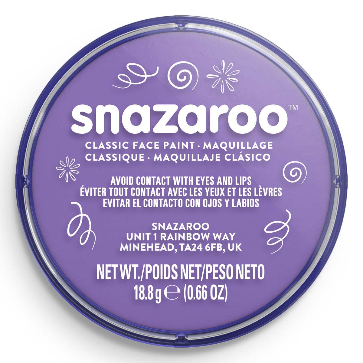 Snazaroo Face Paint 18ml Classic Lilac