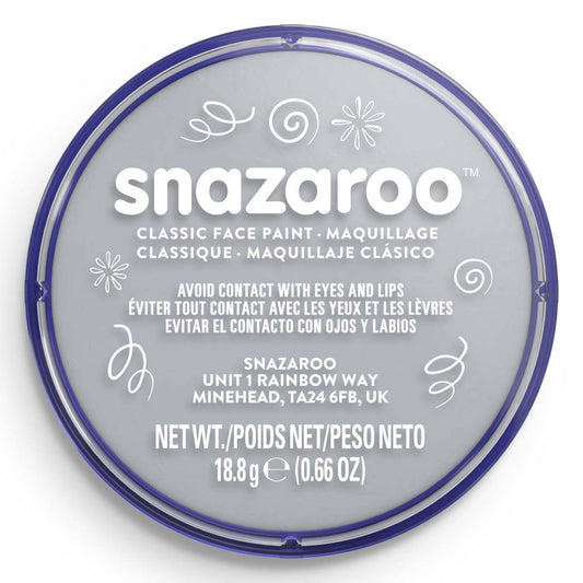 Snazaroo Face Paint 18ml Classic Light Grey