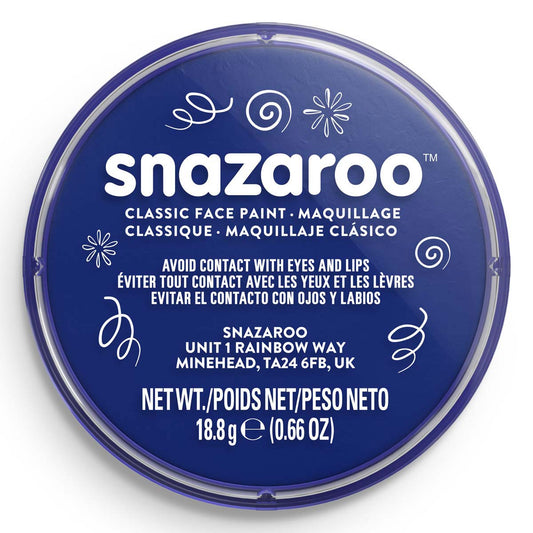 Snazaroo Face Paint 18ml Classic Dark Blue