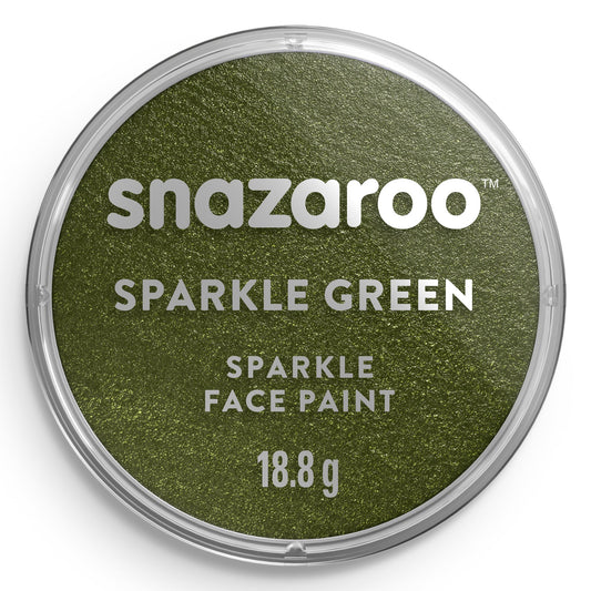Snazaroo Face Paint 18ml Sparkle Green