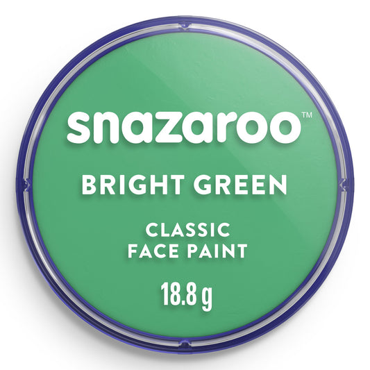 Snazaroo Face Paint 18ml Classic Bright Green