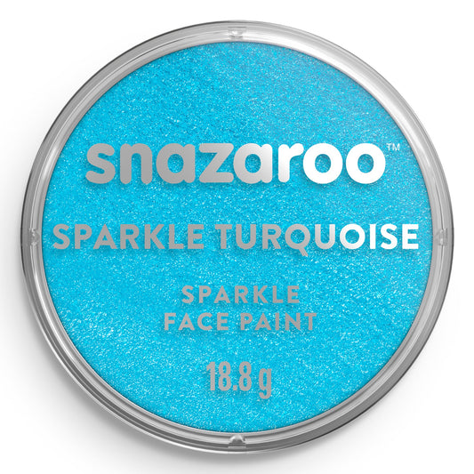 Snazaroo Face Paint 18ml Sparkle Turquoise