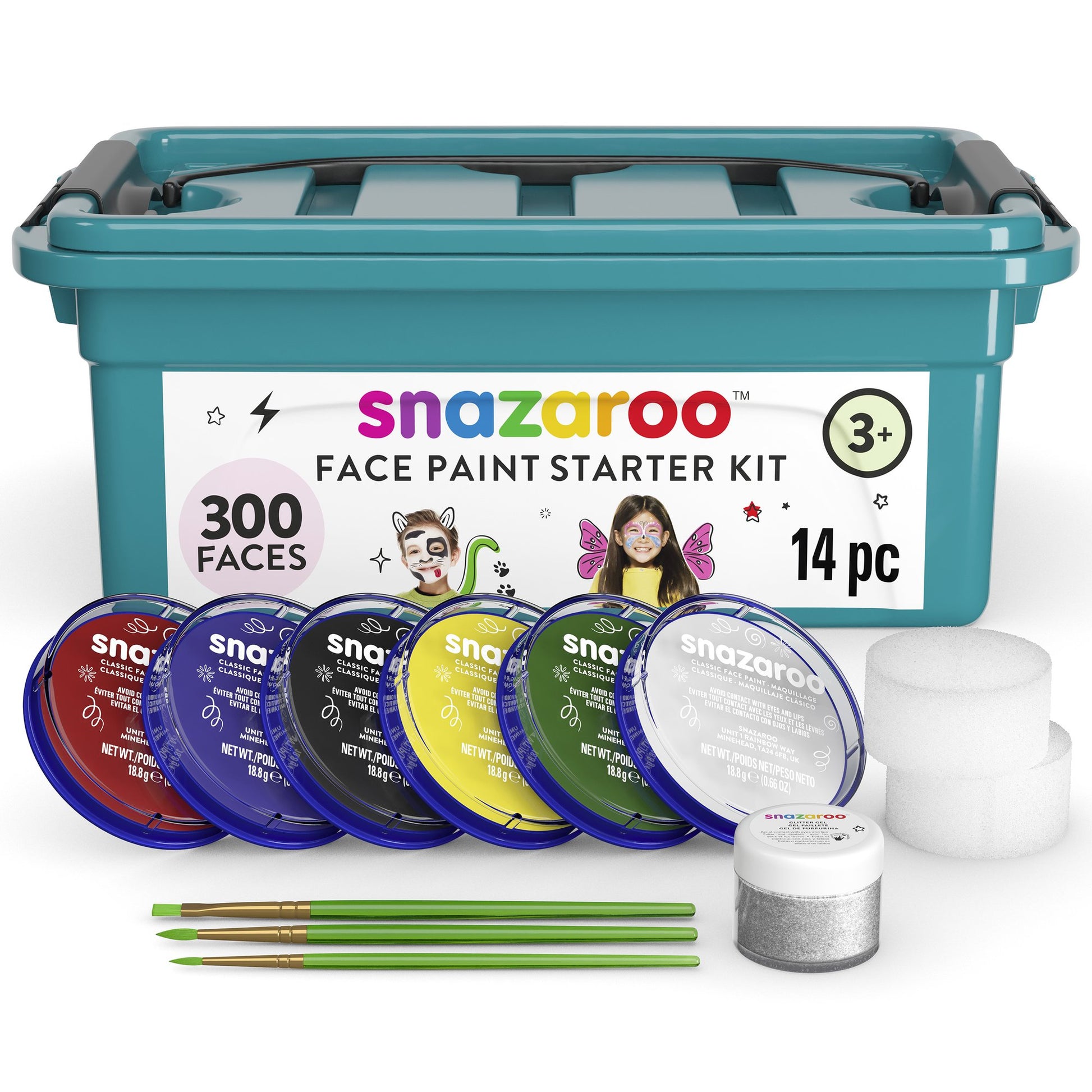Snazaroo Face Paint Mini Starter Kit (+300 Faces)