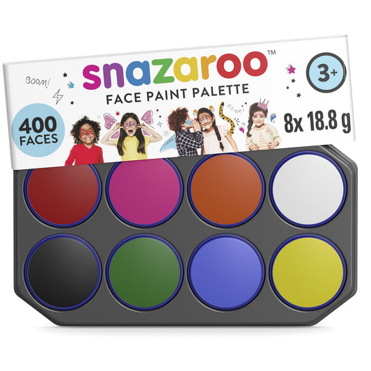 Snazaroo Face Paint 18ml Prof Palette Kit (8 colours)