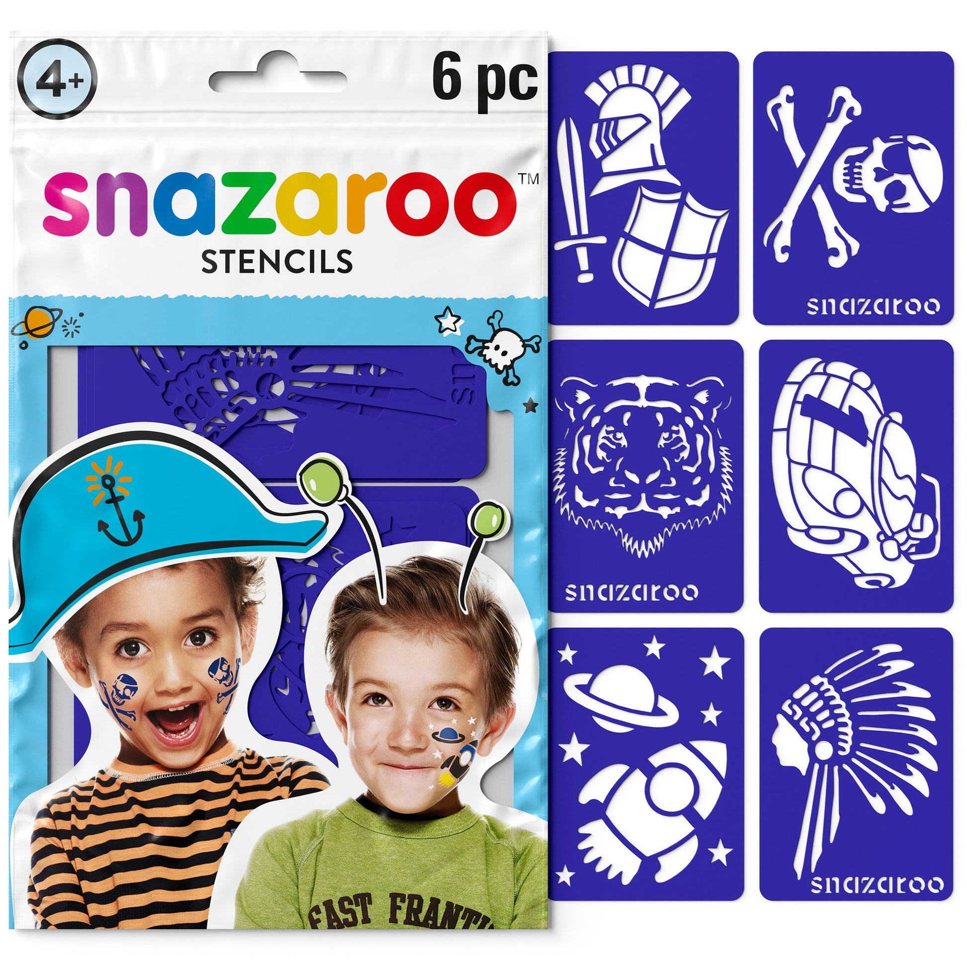 Snazaroo Face Paint Boys Adventure Stencils