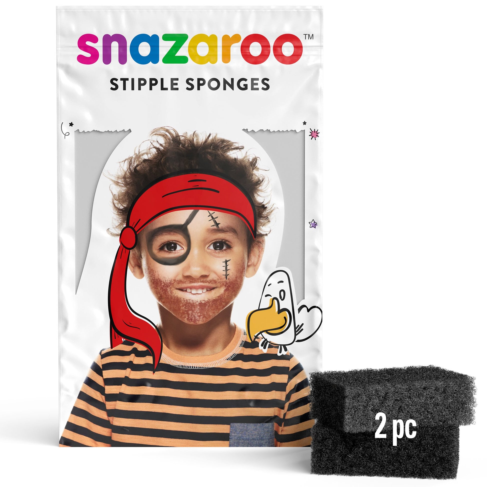 Snazaroo Face Paint Stipple Sponge Pack of 2