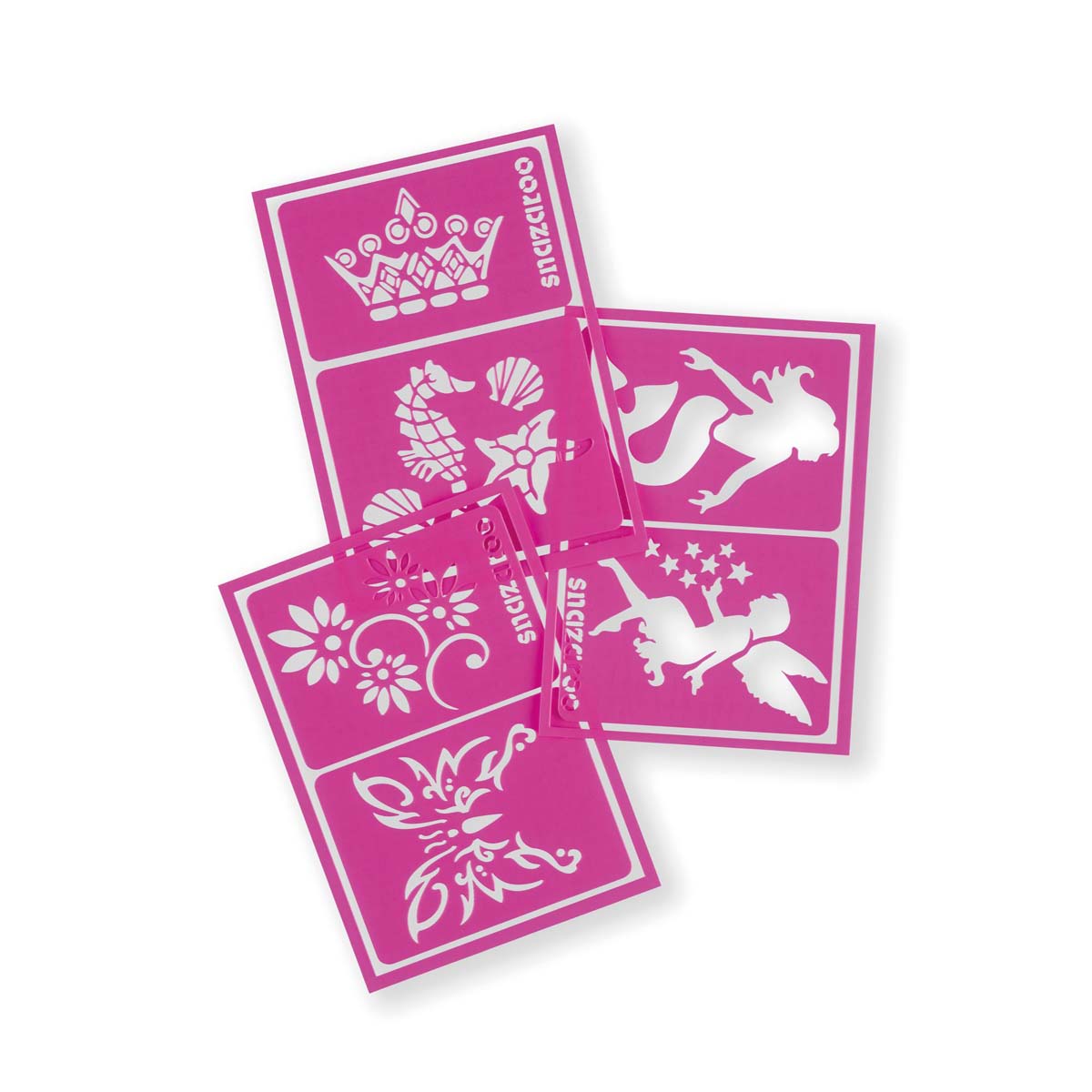 Snazaroo Face Paint Girls Fantasy Faces Stencils