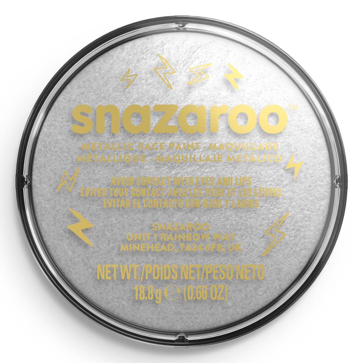 Snazaroo Face Paint 18ml Metallic Silver