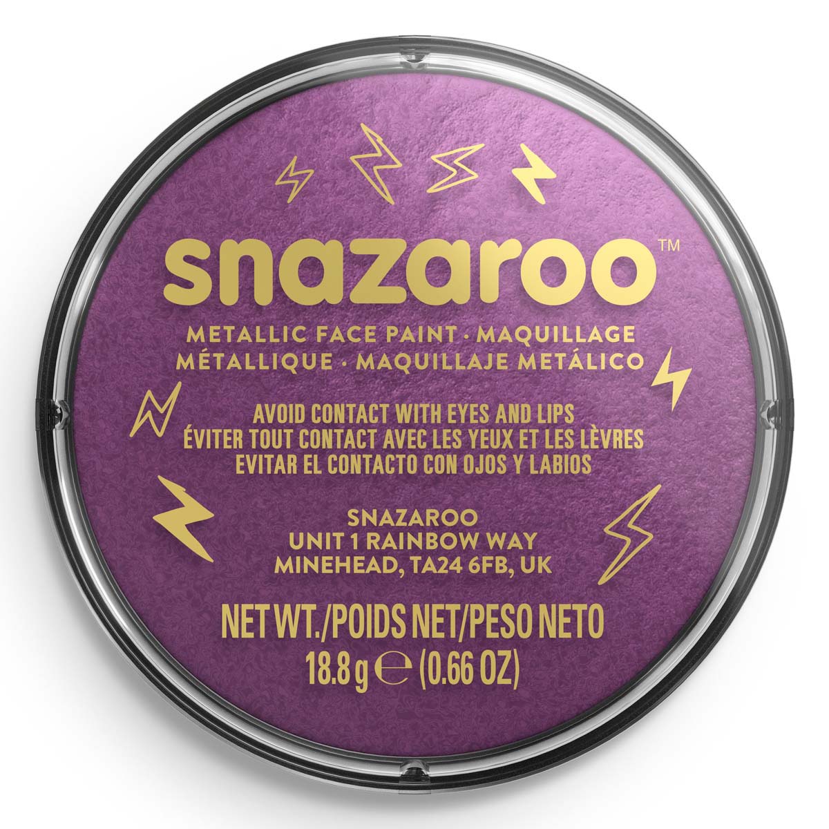 Snazaroo Face Paint 18ml Metallic Purple