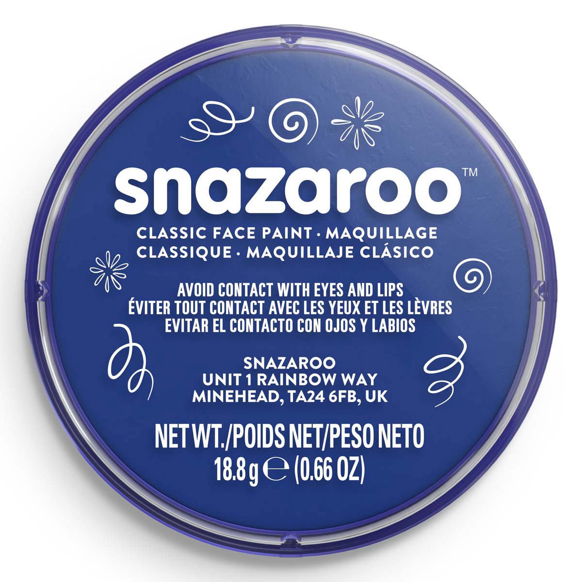 Snazaroo Face Paint 18ml Classic Royal Blue