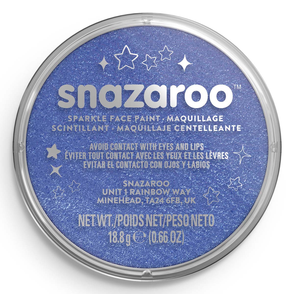 Snazaroo Face Paint 18ml Sparkle Blue