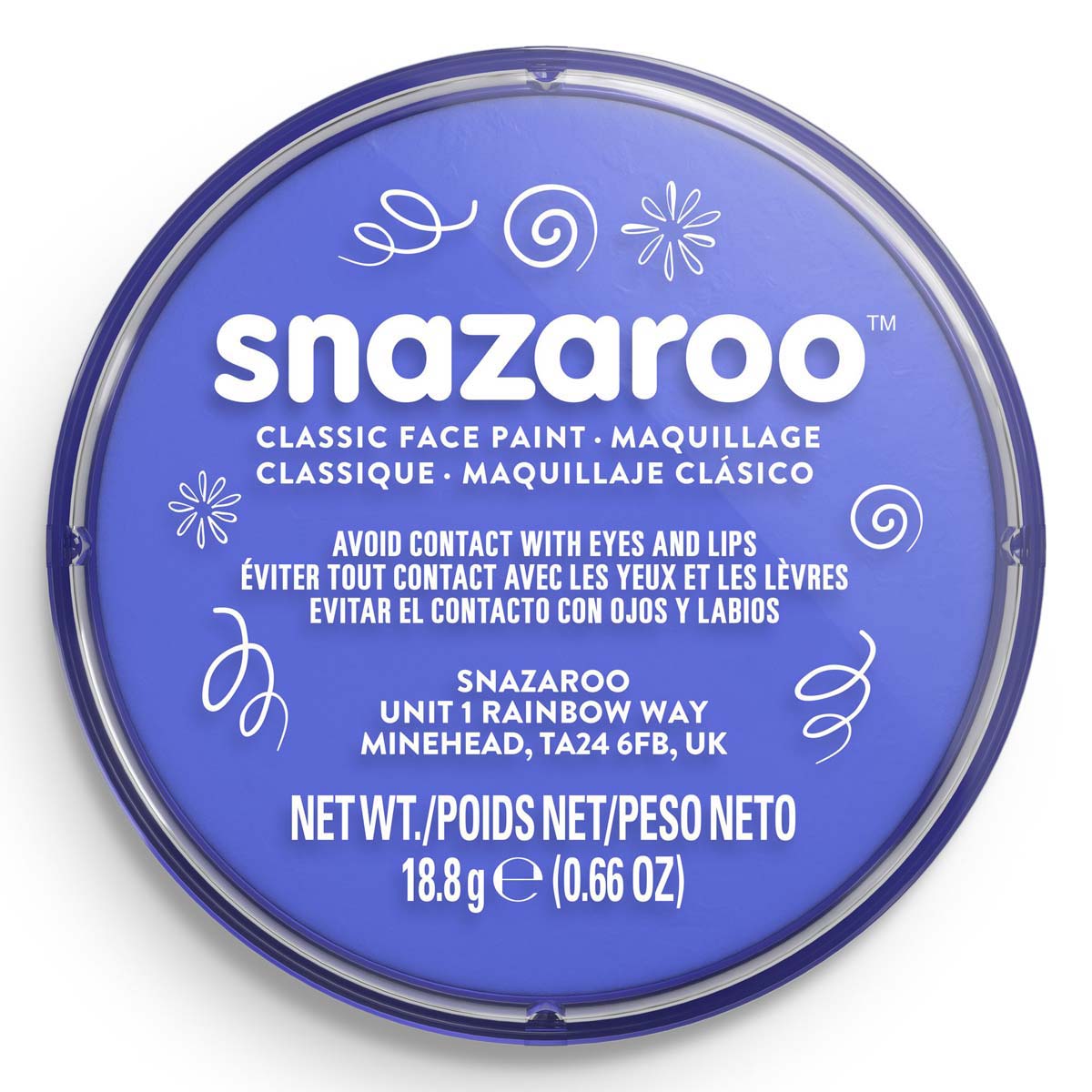 Snazaroo Face Paint 18ml Classic Sky Blue