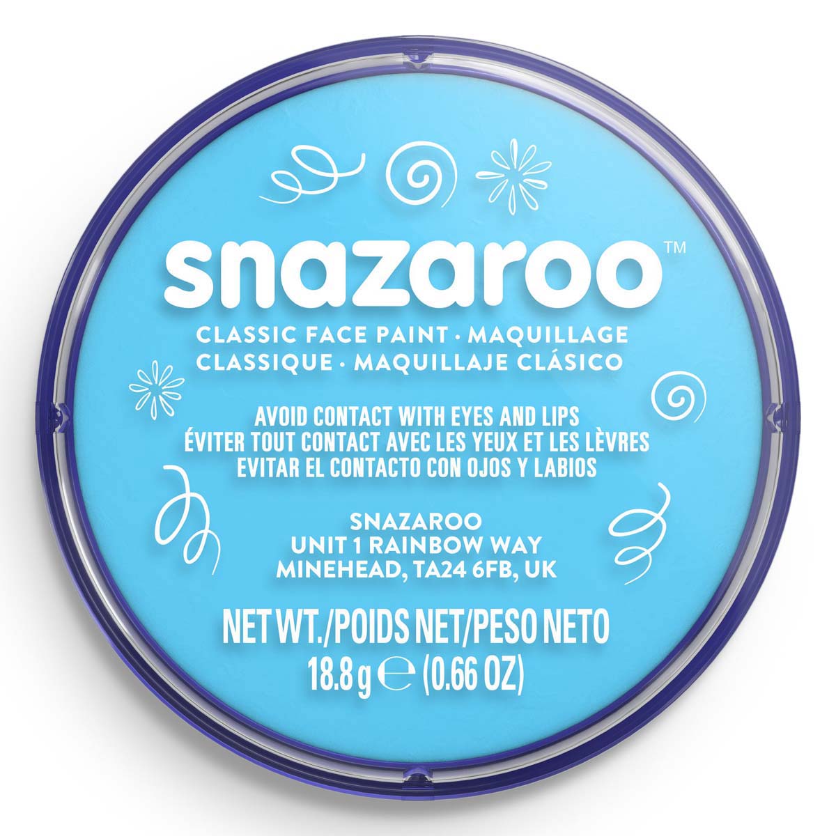 Snazaroo Face Paint 18ml Classic Turquoise