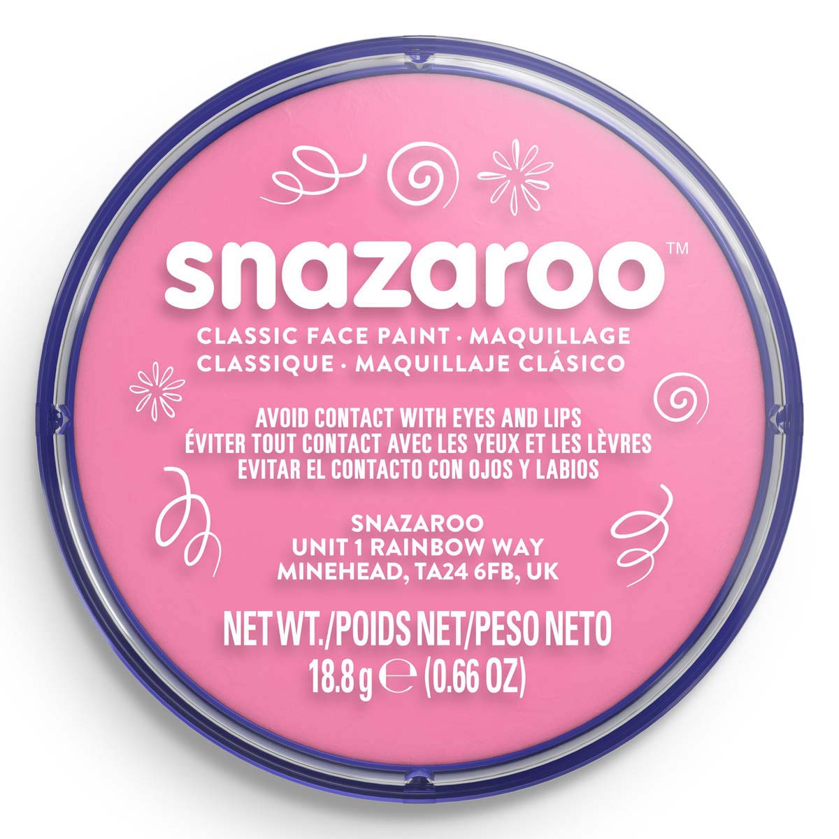 Snazaroo Face Paint 18ml Classic Pale Pink