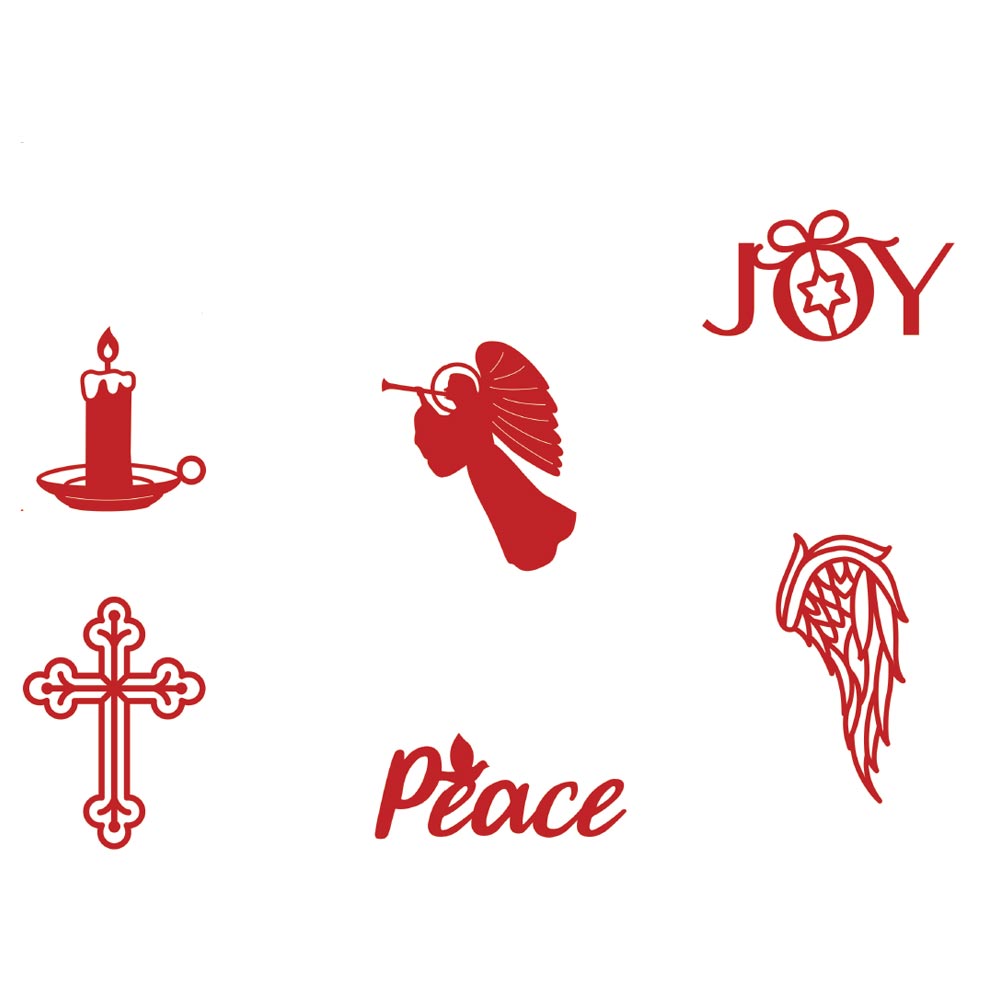 First Edition Christmas Faith Themed Cutting Die for Card Making
