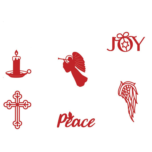 First Edition Christmas Faith Themed Cutting Die for Card Making