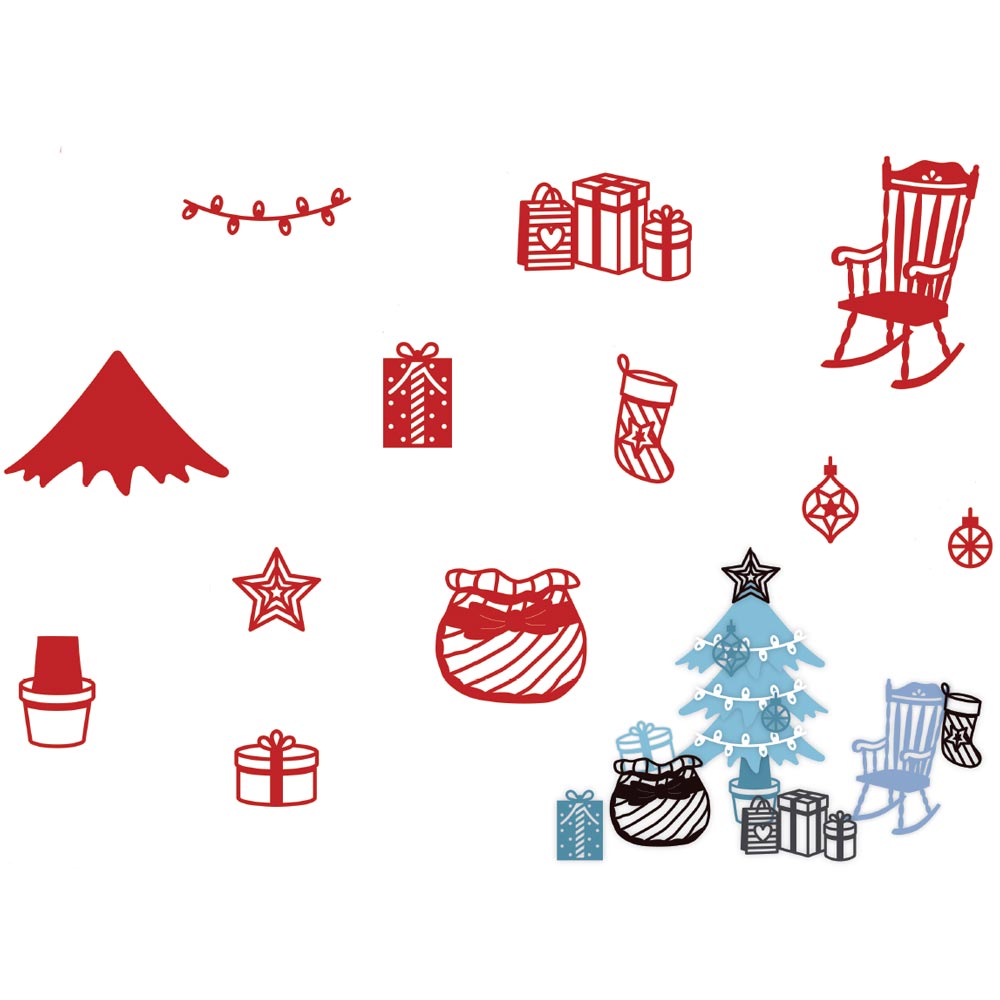 FE Xmas Die - Build A Scene Xmas Tr