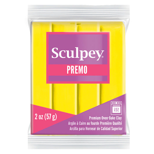 Sculpey Premo 2oz Zinc Yellow Hue