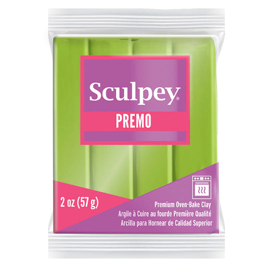 Sculpey Premo 2oz Bright Green Pearl