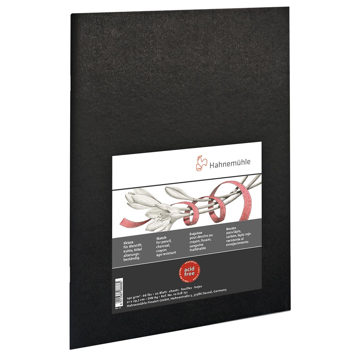 Hahnemuhle Sketch Booklet /40 Pages – A4 – 20 Sheets – 140gsm