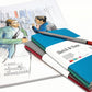 Hahnemuhle Sketch & Note /40 Pages – Blue / green 2pk – A6 – 20 Sheets – 125gsm